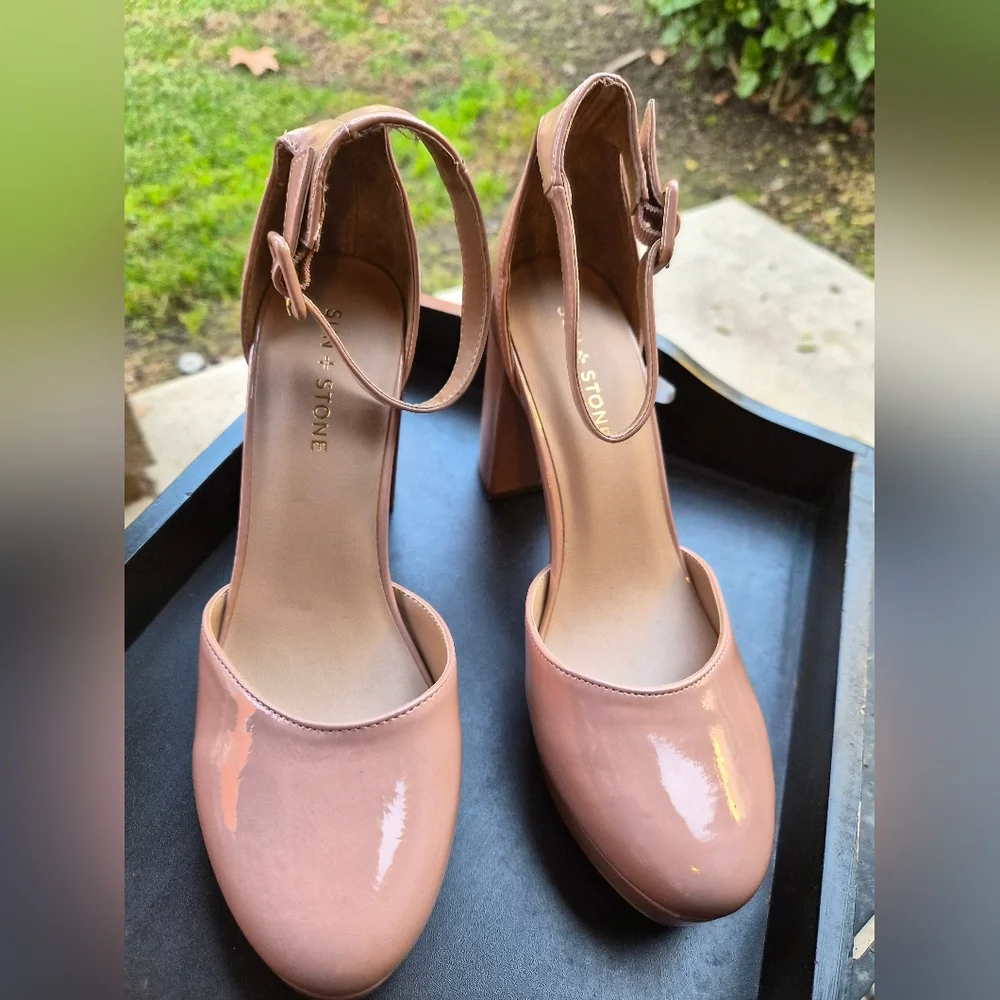 Sun + Stone Women's Pink Heels NEW